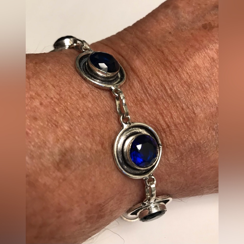 Tanzanite 925 Sterling Silver Bracelet